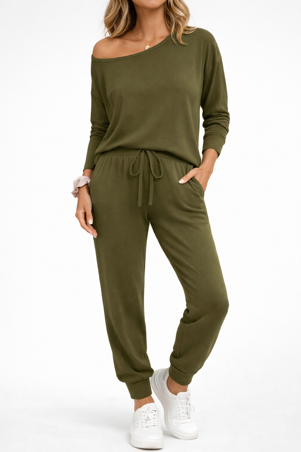 Womens Effortless Chic Two Piece Set
