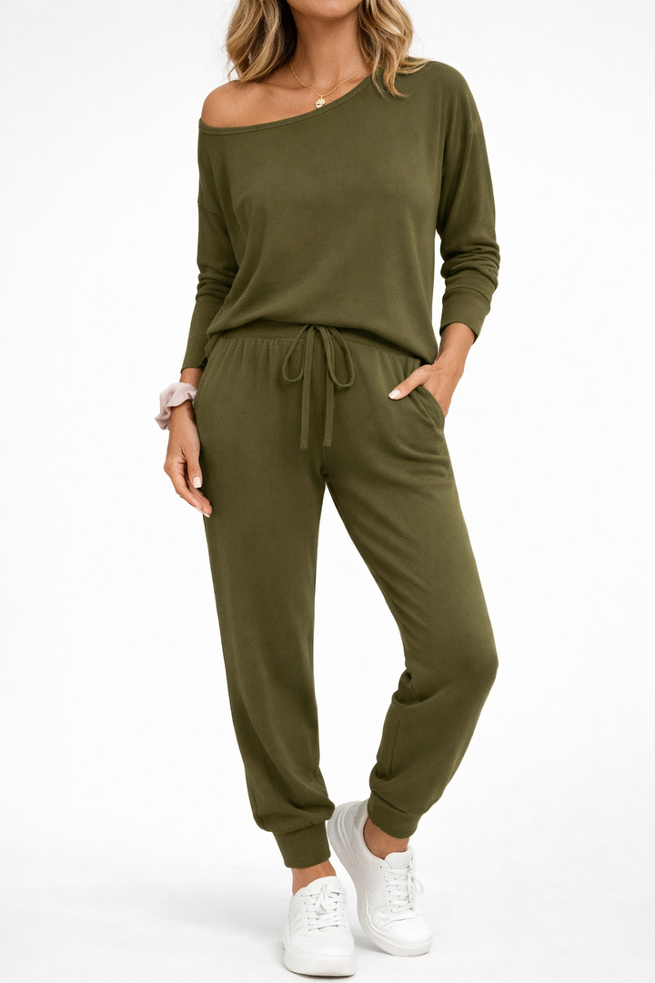 Womens Effortless Chic Two Piece Set