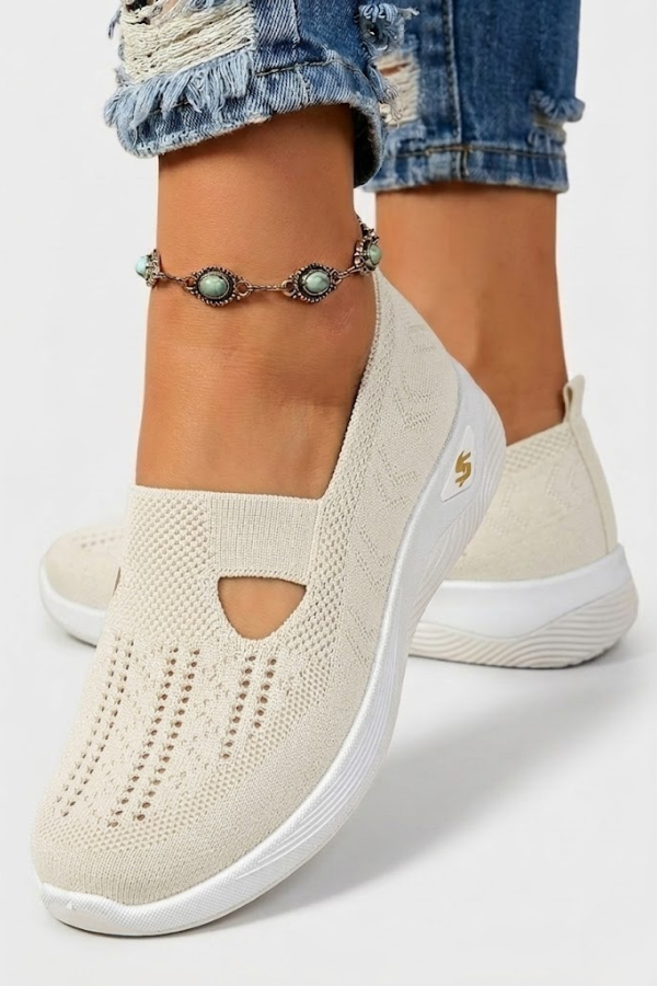 Womens Orthopedic Slip On Shoes Cushioned Sole Breathable