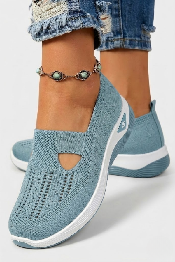Womens Orthopedic Slip On Shoes Cushioned Sole Breathable
