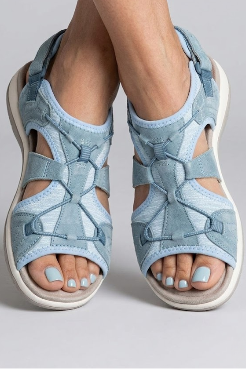 Womens Orthopaedic Leather Sandals Arch Support