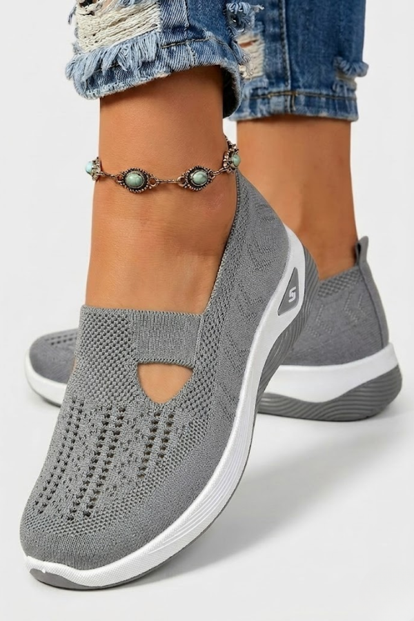 Womens Orthopedic Slip On Shoes Cushioned Sole Breathable