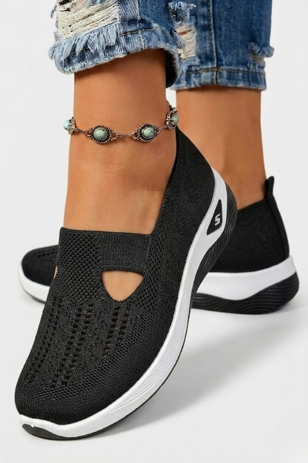 Womens Orthopedic Slip On Shoes Cushioned Sole Breathable
