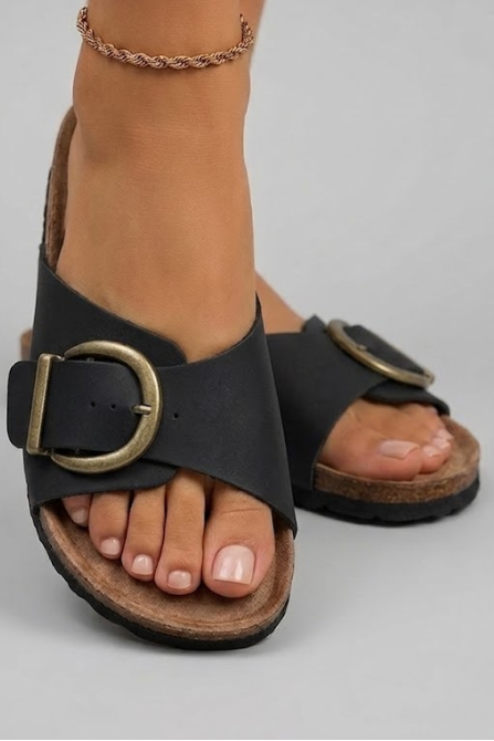 Womens Orthopaedic Comfort Sandals Ergonomic Footbed