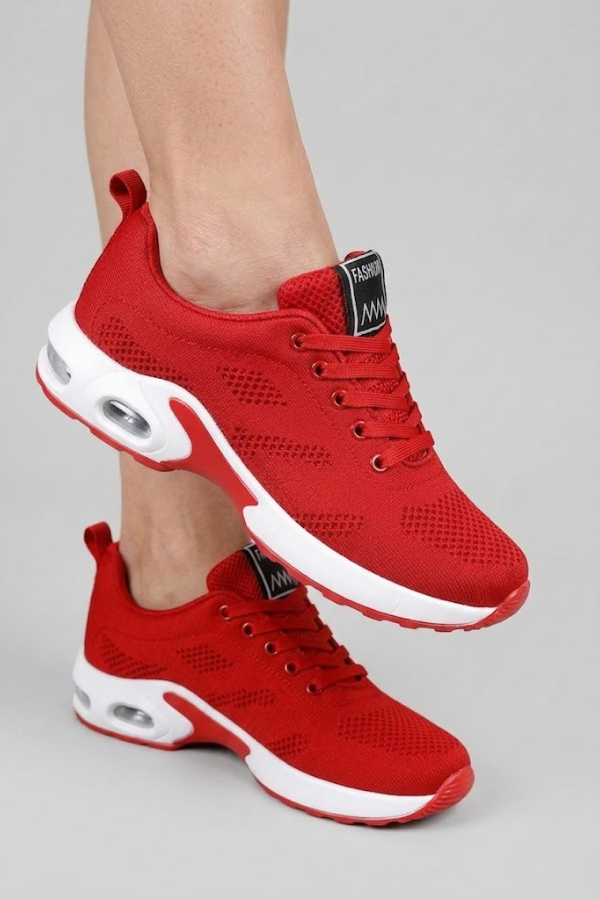 Womens Air Cushion Walking Sneakers Breathable Mesh