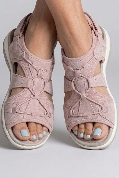Womens Orthopaedic Leather Sandals Arch Support