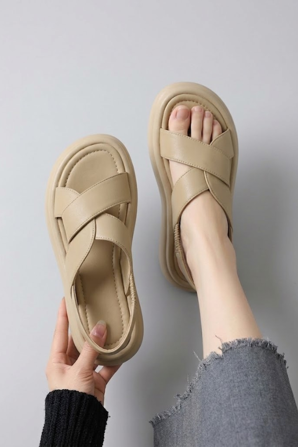 Womens Orthopaedic Wedge Platform Sandals Arch Support