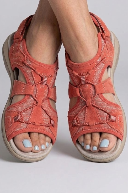 Womens Orthopaedic Leather Sandals Arch Support
