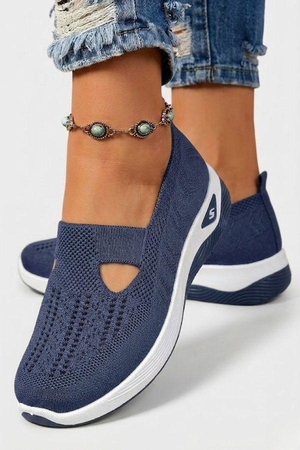 Womens Orthopedic Slip On Shoes Cushioned Sole Breathable