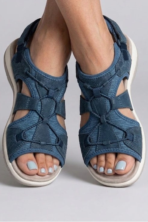 Womens Orthopaedic Leather Sandals Arch Support