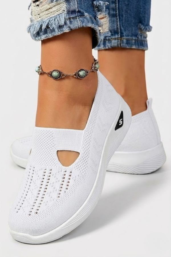 Womens Orthopedic Slip On Shoes Cushioned Sole Breathable