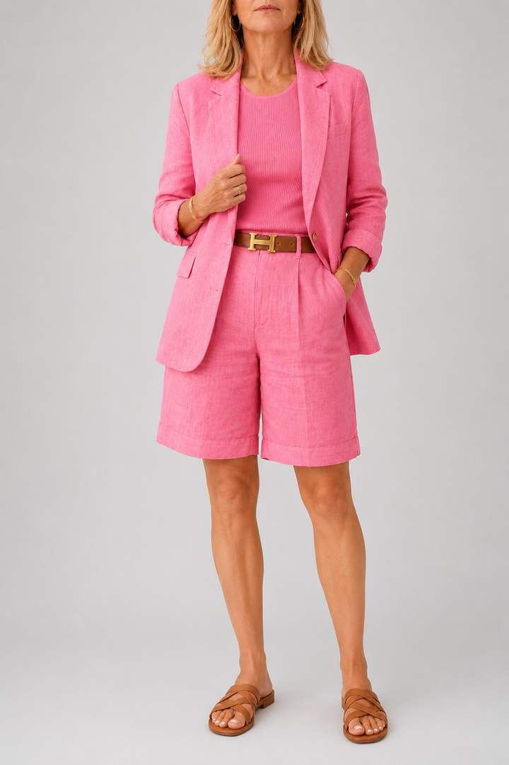 Classic Blazer & Shorts Set