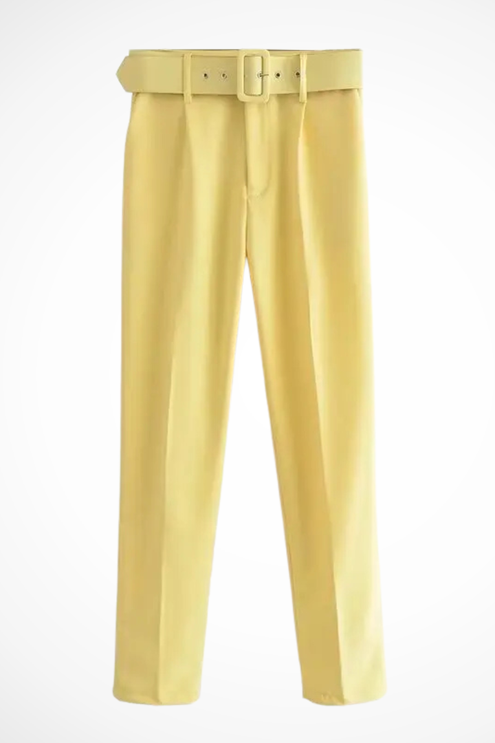 Womens Tailored Blazer and Wide Leg Trousers Suit Set