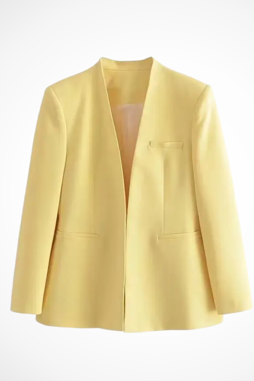 Womens Tailored Blazer and Wide Leg Trousers Suit Set