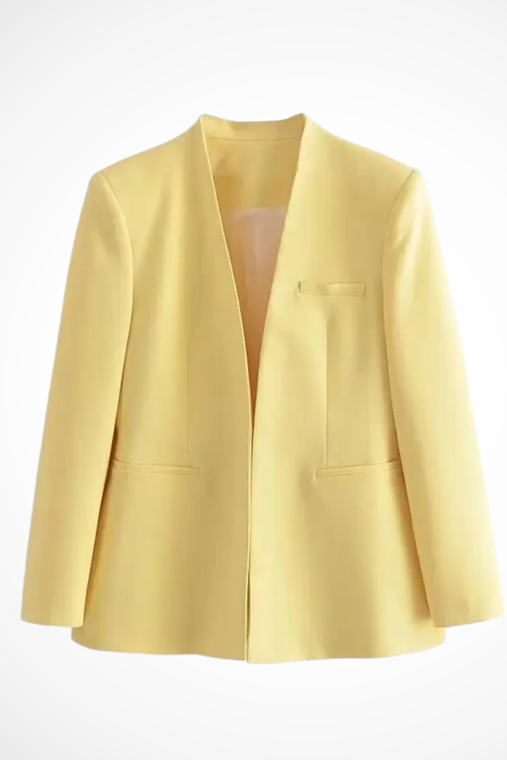 Womens Tailored Blazer and Wide Leg Trousers Suit Set
