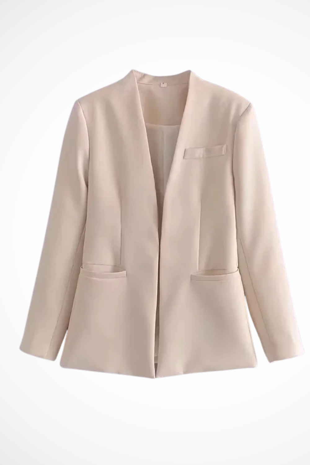 Womens Tailored Blazer and Wide Leg Trousers Suit Set