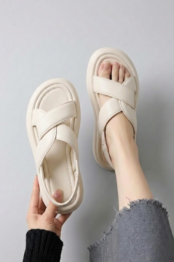 Womens Orthopaedic Wedge Platform Sandals Arch Support