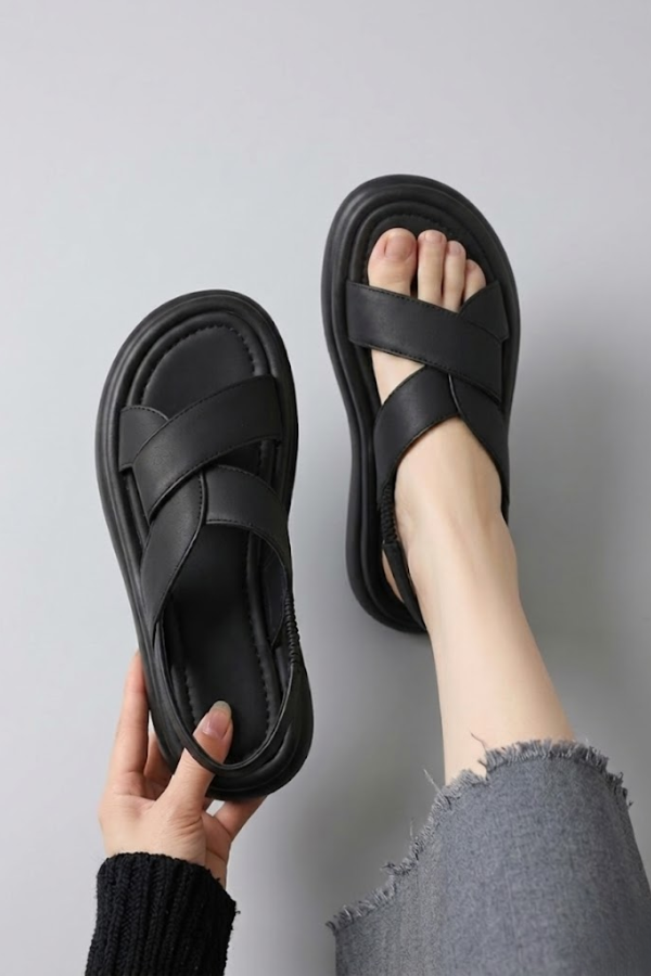 Womens Orthopaedic Wedge Platform Sandals Arch Support
