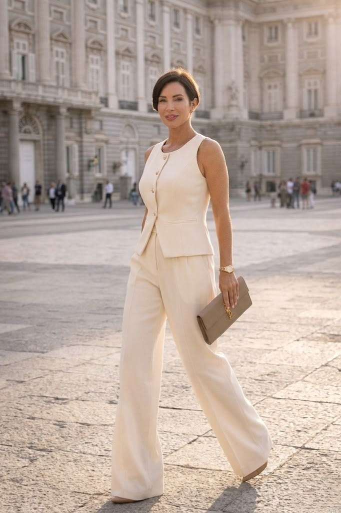 Womens Co Ord Set Matching Top and Trousers