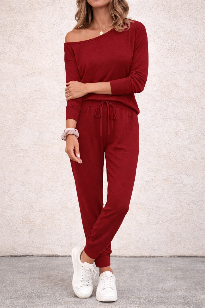 Womens Effortless Chic Two Piece Set