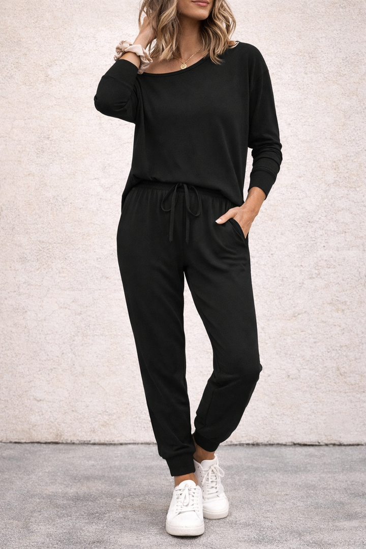 Womens Effortless Chic Two Piece Set