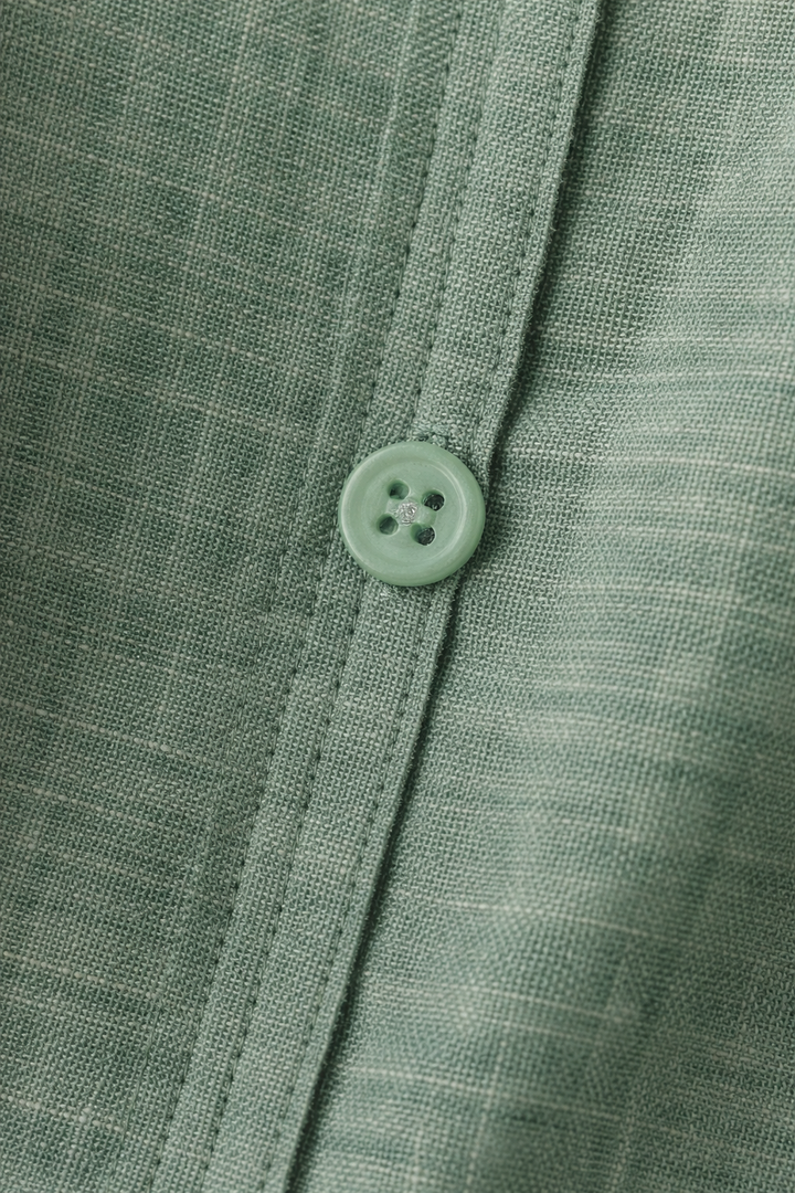 Womens Vintage Button Detail Blouse