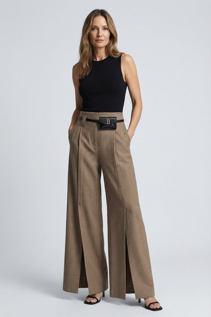 Womens Wide Leg Trousers