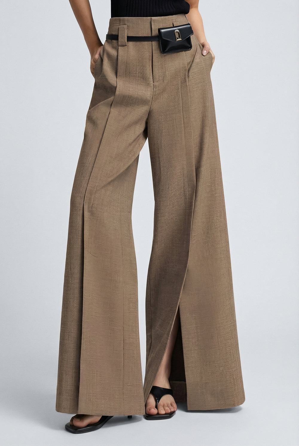 Womens Wide Leg Trousers