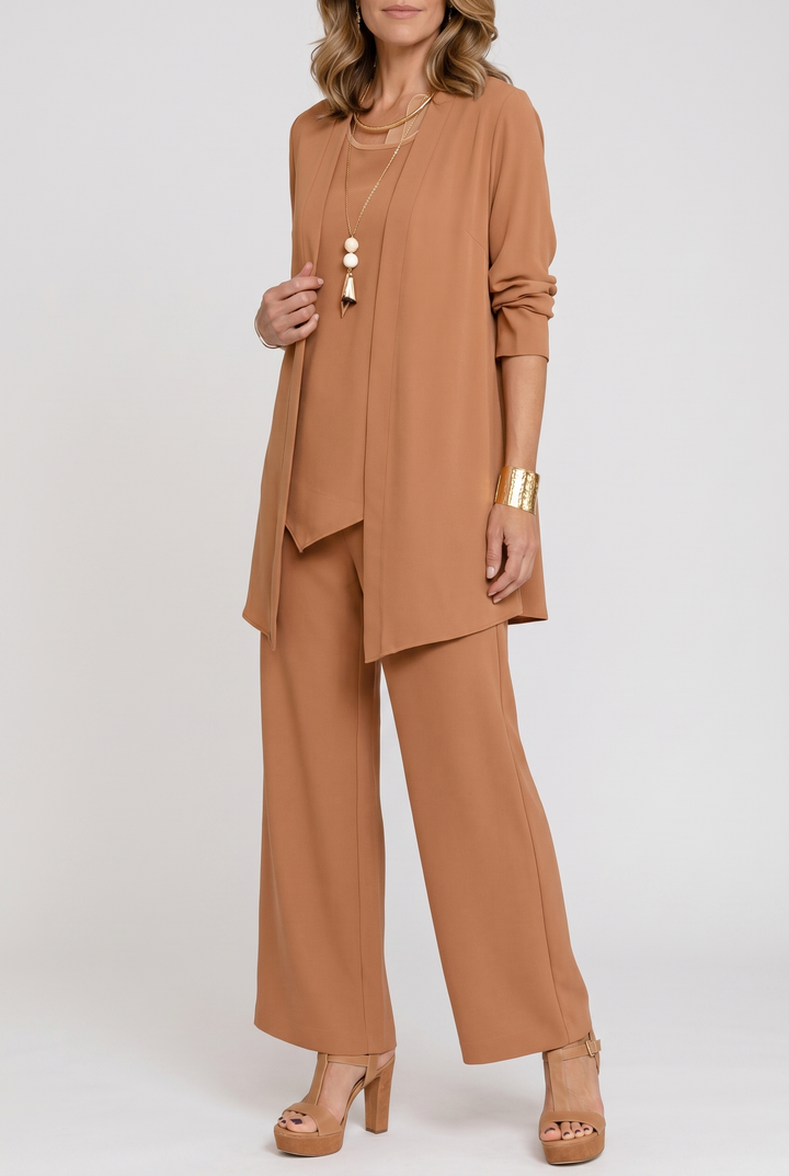 Womens Elegant Formal Coordinated Three Piece Set