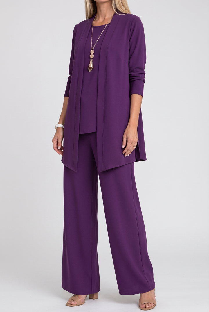 Womens Elegant Formal Coordinated Three Piece Set