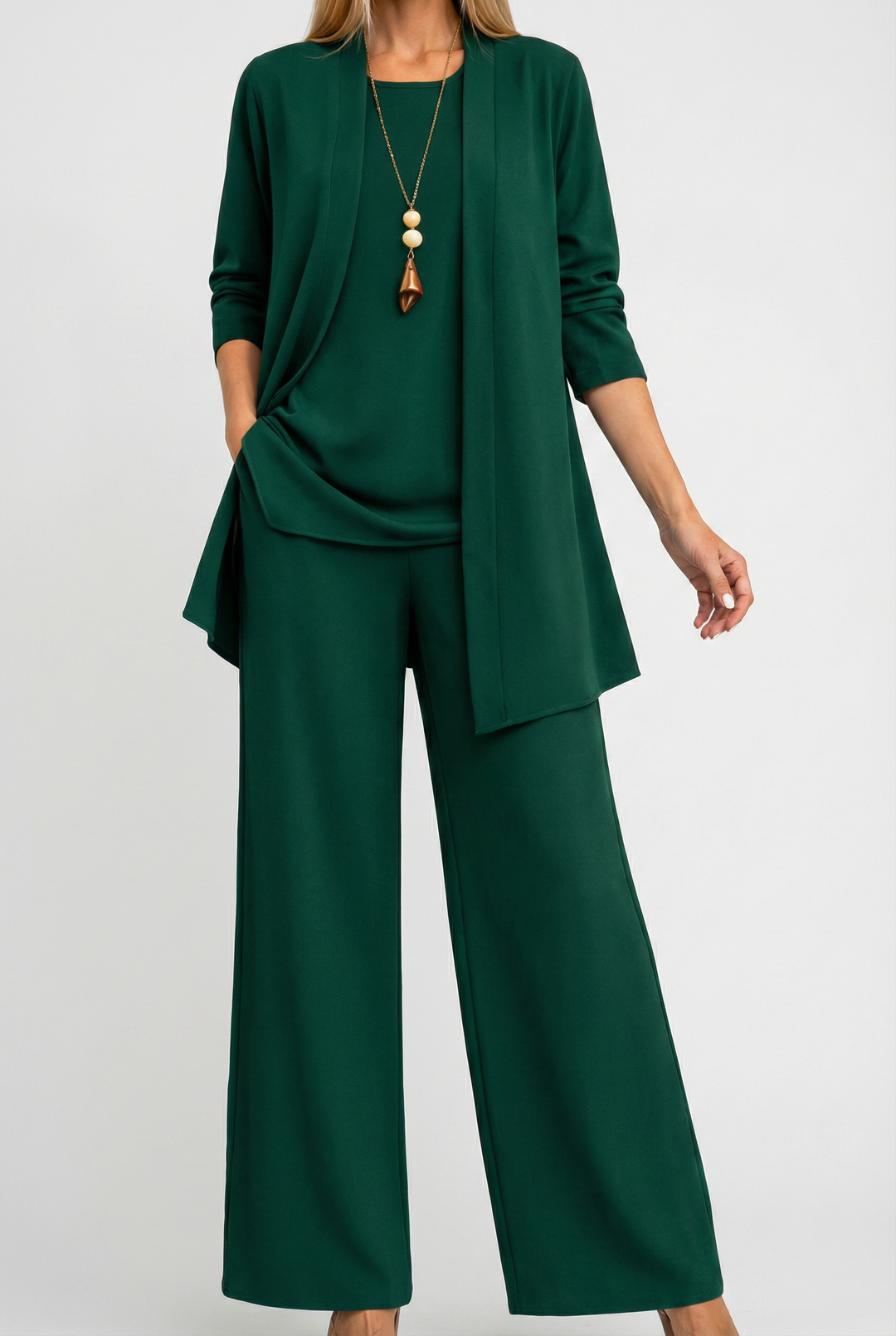 Womens Elegant Formal Coordinated Three Piece Set