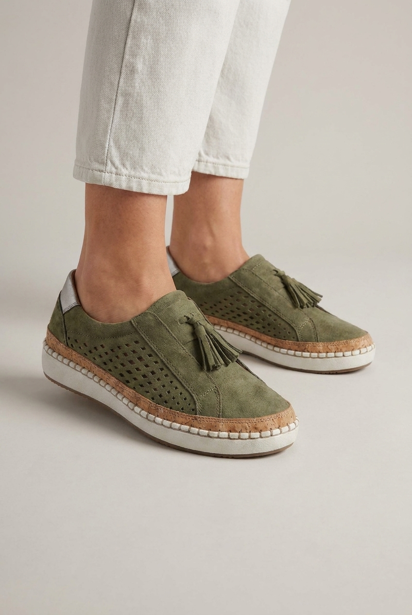 Womens Orthopaedic Slip On Sneakers Cushioned Breathable