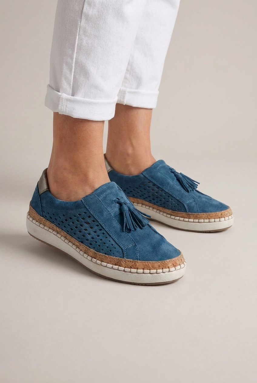 Womens Orthopaedic Slip On Sneakers Cushioned Breathable
