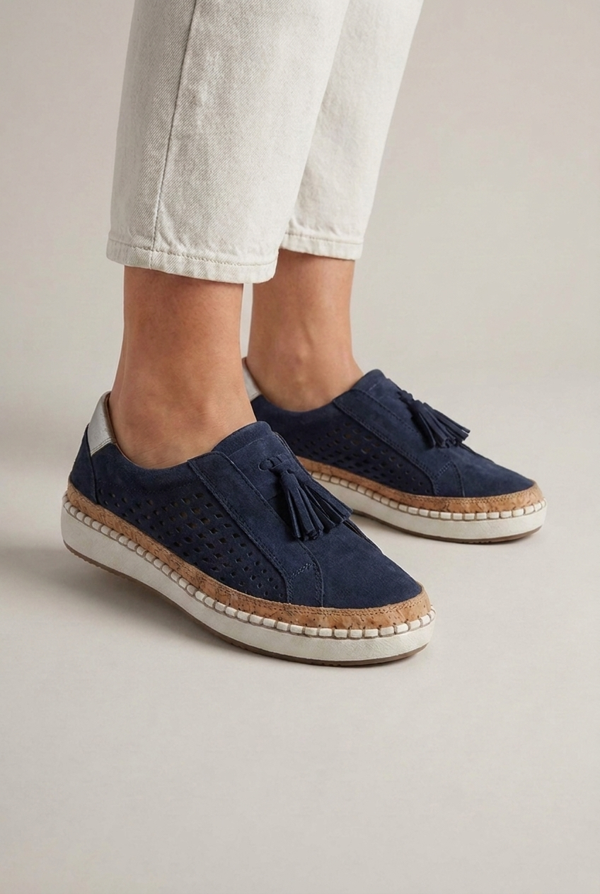 Womens Orthopaedic Slip On Sneakers Cushioned Breathable