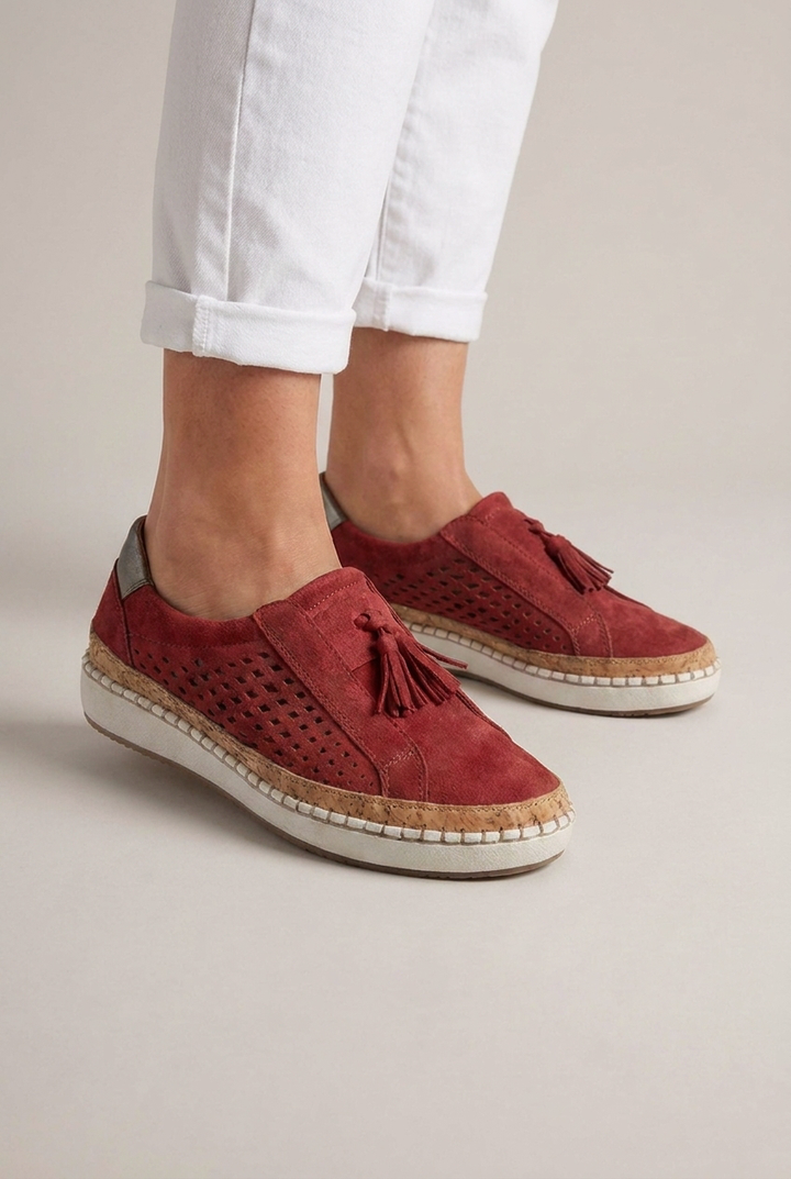 Womens Orthopaedic Slip On Sneakers Cushioned Breathable