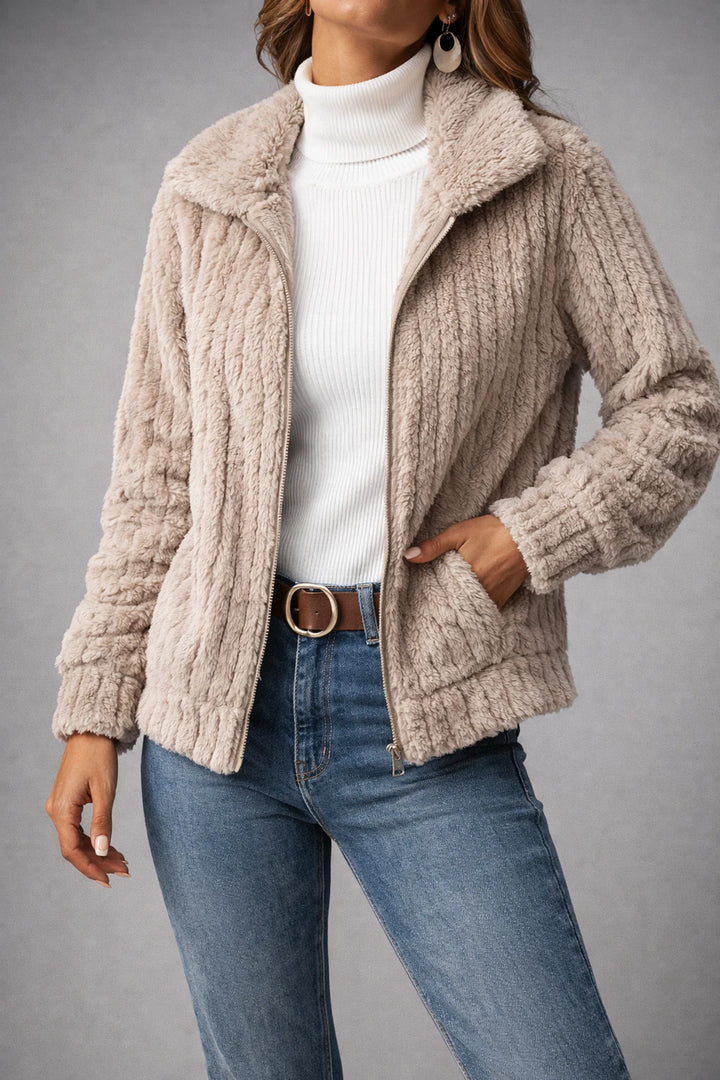Womens Fluffy Oversized Cardigan Cosy Winter Layer