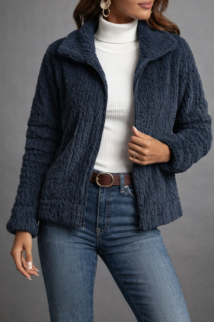 Womens Fluffy Oversized Cardigan Cosy Winter Layer