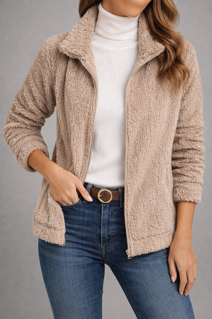 Womens Fluffy Oversized Cardigan Cosy Winter Layer