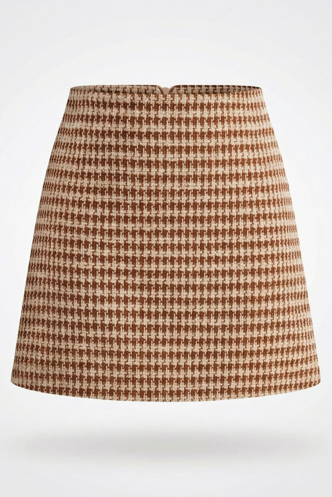 Womens A Line Mini Skirt Textured High Waist Style